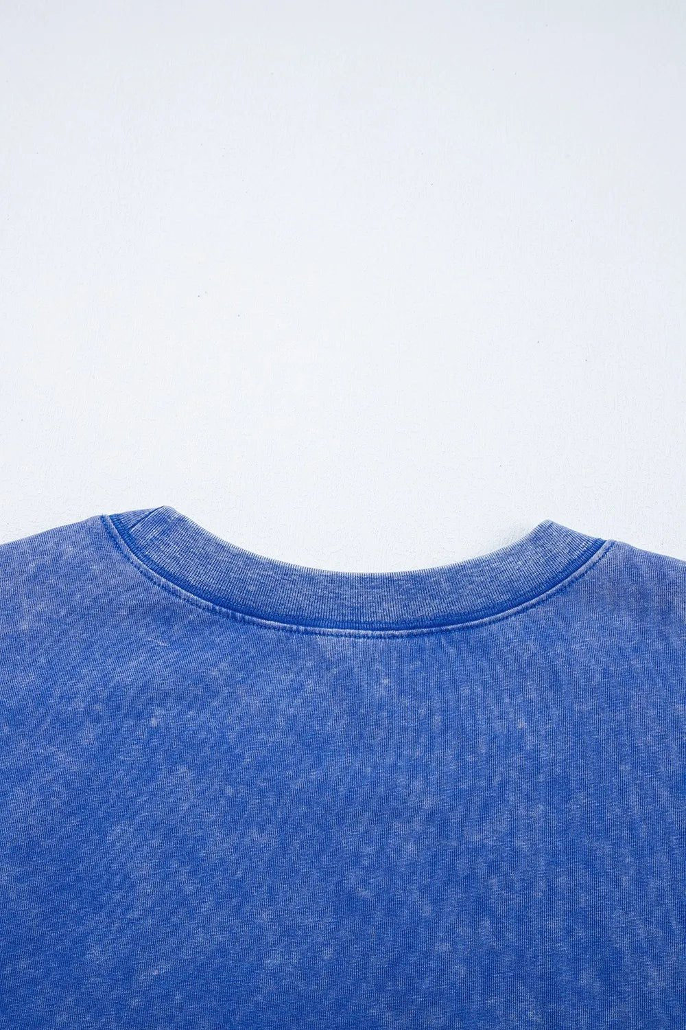 Acid Wash Star Patched Rolled Trim Top and Pants Set – Dusty Blue for Shopify Collective (6 view)