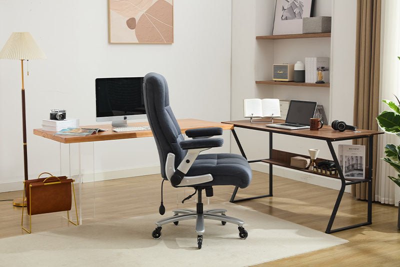 Big & Tall Office Chair – 500lbs Capacity with Ergonomic Support | Home & Executive Office Seating – by SbrTnHomes