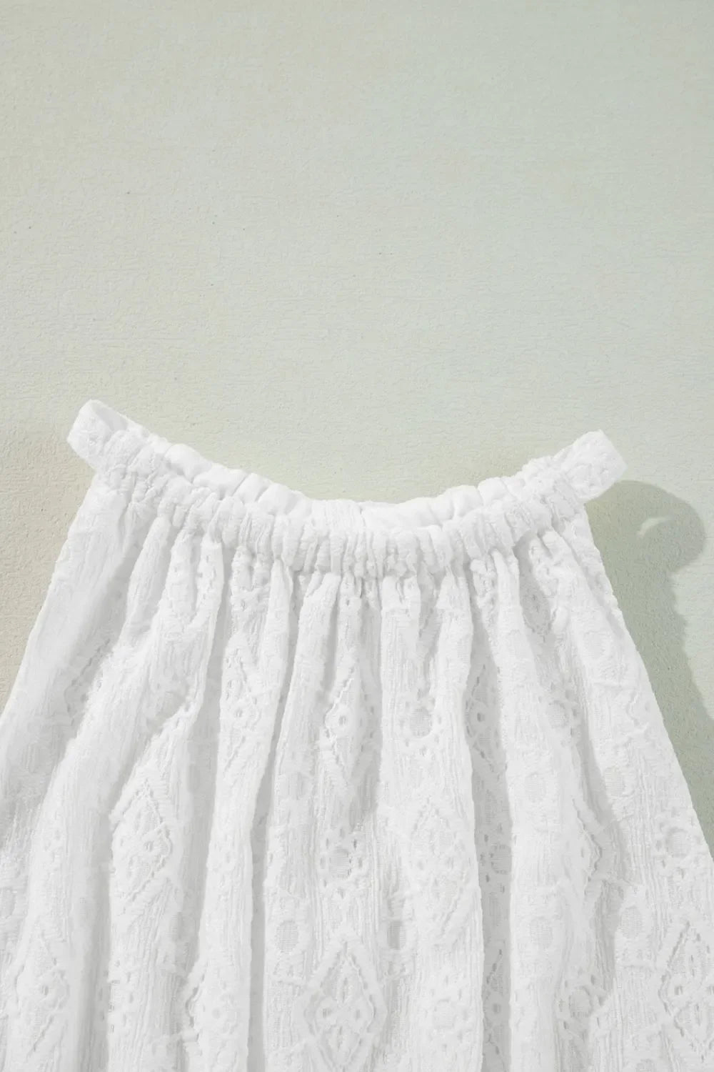 Lace Sleeveless Tied Waist Mini Dress – White for Shopify Collective (11 view)