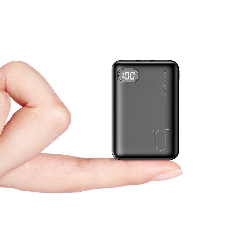 10,000mAh Power Bank – Dual USB Fast Charge with Digital Display | Portable Charger – Black Accessories for 10000mAh (4 view)
