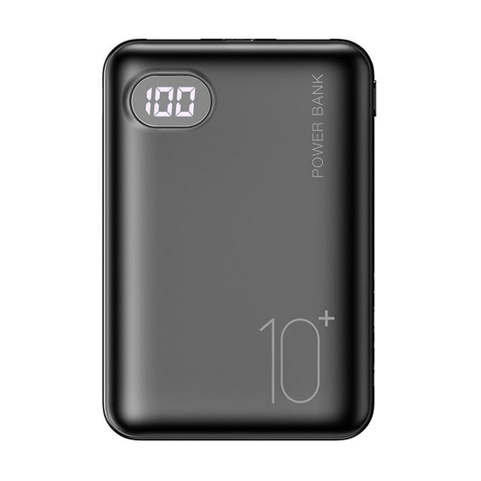 10,000mAh Power Bank – Dual USB Fast Charge with Digital Display | Portable Charger – Black Accessories for 10000mAh (1 view)