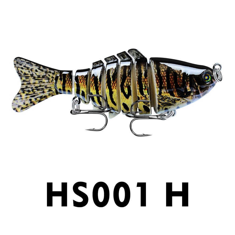 10cm Multi - Jointed Swimbait, 7 - Section 15.5g Hard Bait (Dives 1.5–3m) – H Fishing Gear for 10cm (9 view)
