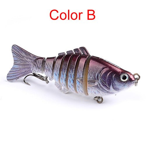 10cm Multi - Jointed Swimbait, 7 - Section 15.5g Hard Bait (Dives 1.5–3m) – B Fishing Gear for 10cm (4 view)