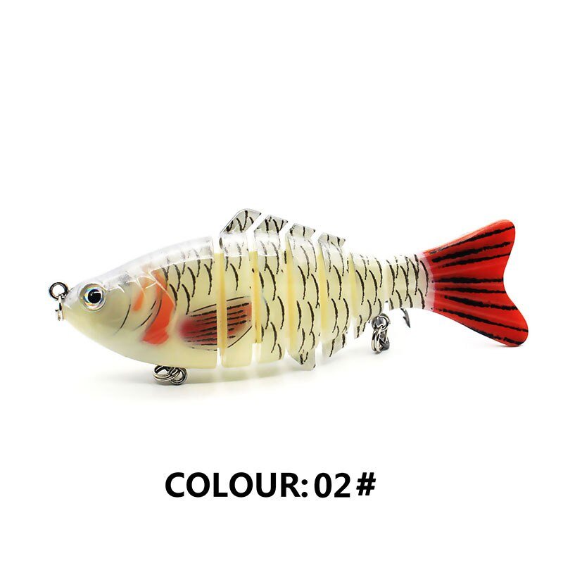 10cm Sinking Swimbait 15.7g (7 - Section, Hard Bait) – 02 Fishing Gear for 10cm (8 view)