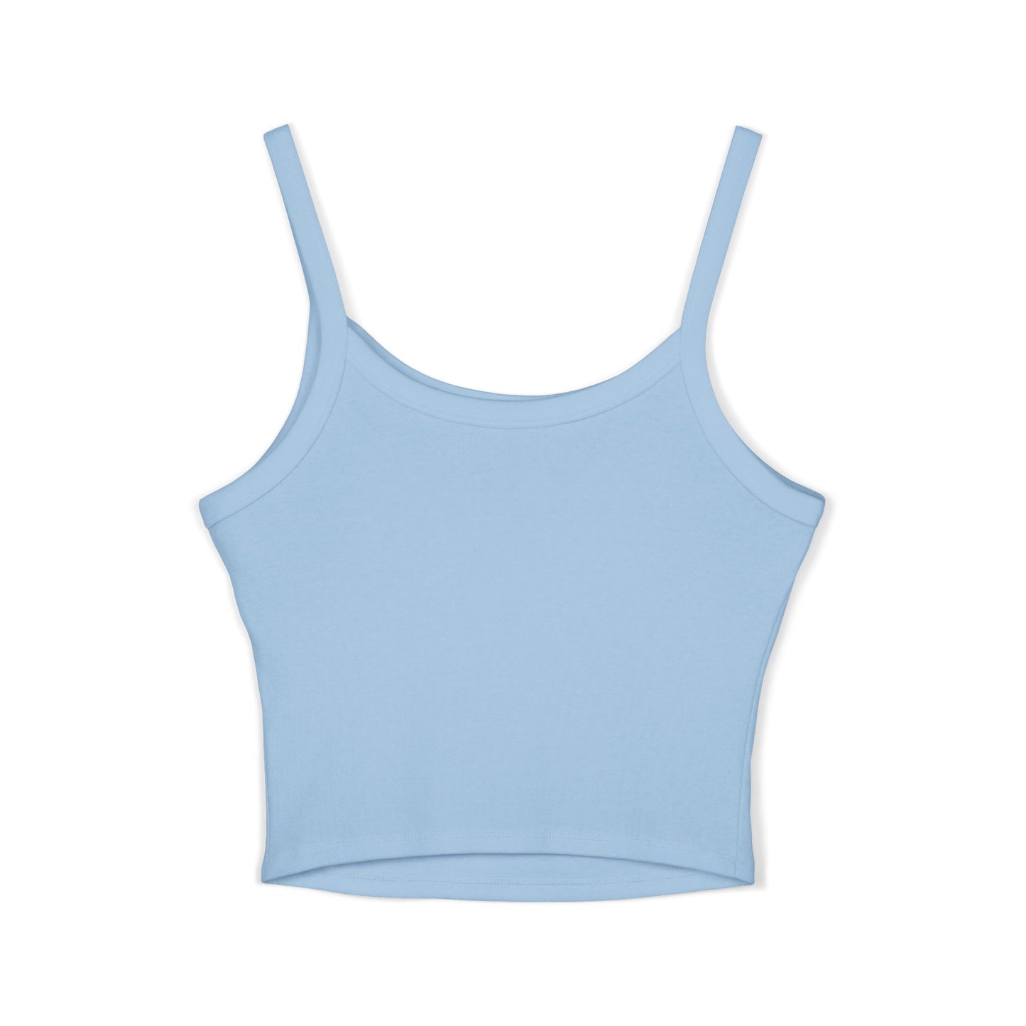 Light blue tank top on a white background