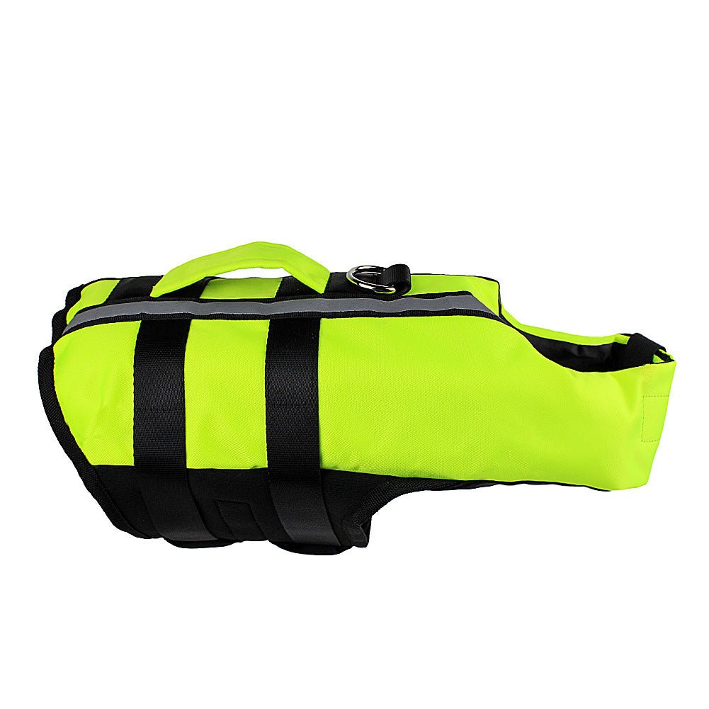 Inflatable Dog Life Vest – Adjustable Pet Swim Safety Jacket – Green Pet for Adjustable Dog Vest (5 view)