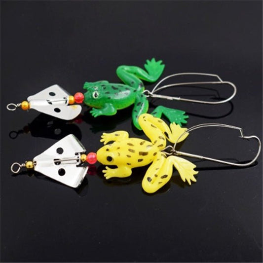Revolving Sequin Frog Bait – Anti Snag Biomimetic Topwater – Fishing Gear by SbrTnHomes
