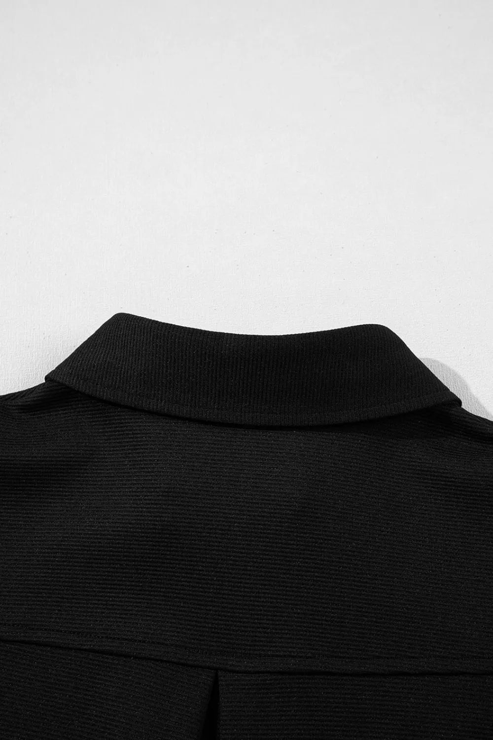 Notched Sleeveless Mini Dress – Black for Shopify Collective (9 view)