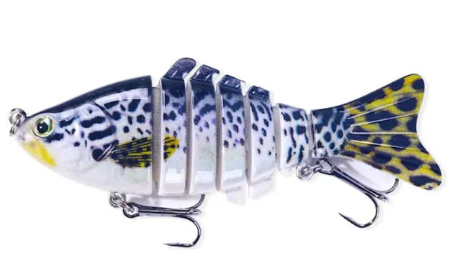 10cm Multi Section Fish Lure – Realistic Hard Bait for – Color(7 Colors) Fishing Gear by SbrTnHomes