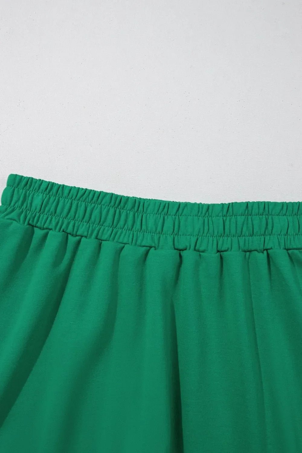 Frill Zip Front Puff Sleeve Top and Skort Set – Green for Shopify Collective (13 view)