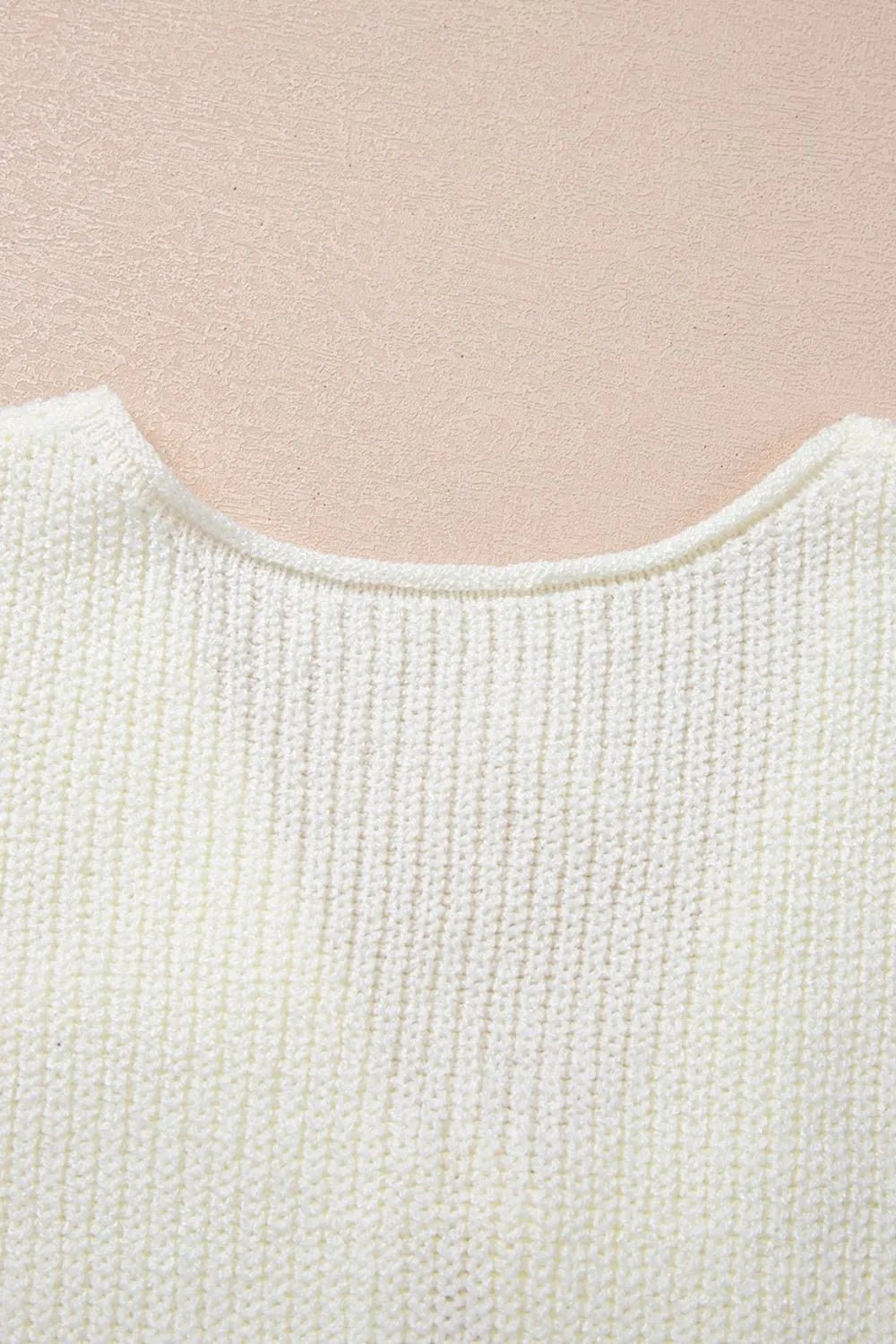 Double Tie V Neck Sweater Vest – Beige for Shopify Collective (21 view)