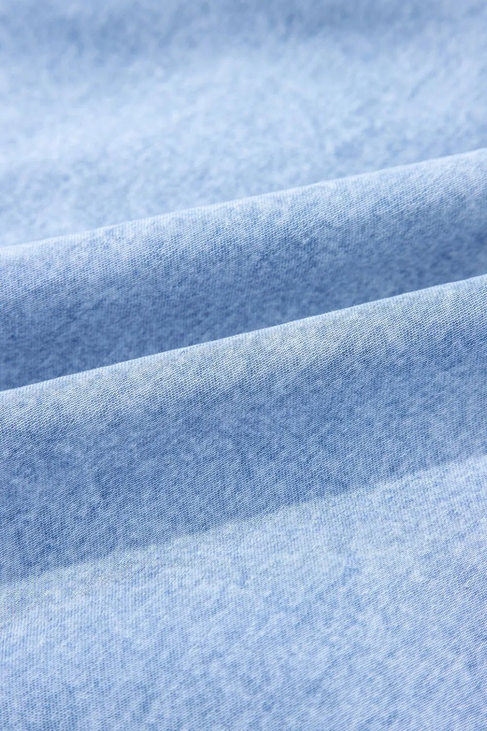 Bow Detail Spaghetti Straps Ruffle Hem Denim Dress – Light Blue Dresses for Shopify Collective (10 view)