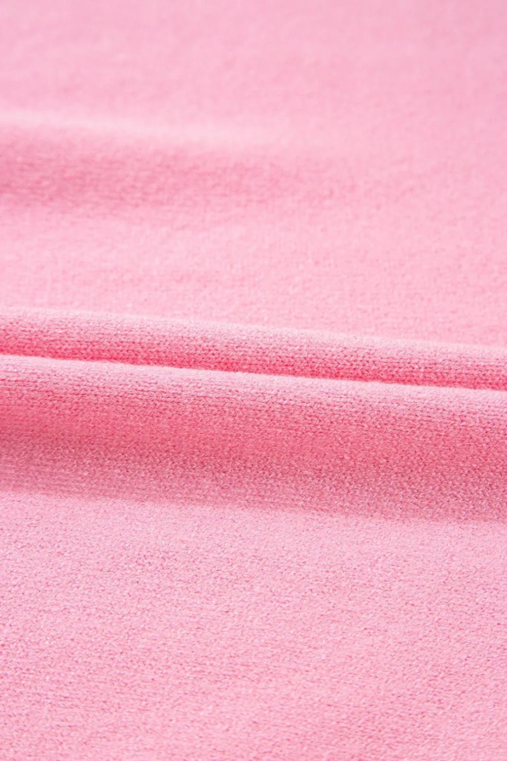 Bow Back Round Neck Short Sleeve Knit Top – Pink for Shopify Collective (9 view)