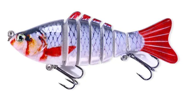 10cm Multi Section Fish Lure – Realistic Hard Bait for – Color(15 Colors) Fishing Gear by SbrTnHomes