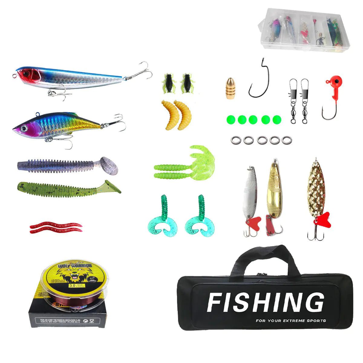 Mini Fishing Rod & Reel Set – Lightweight Lure Casting Kit – Fishing Gear by SbrTnHomes