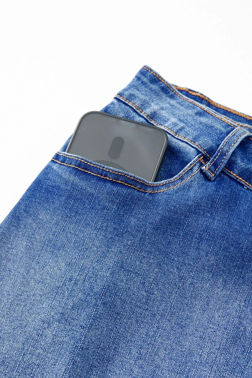 Wrapped Crossed Waist Denim Mini Skirt – Medium for Shopify Collective (8 view)
