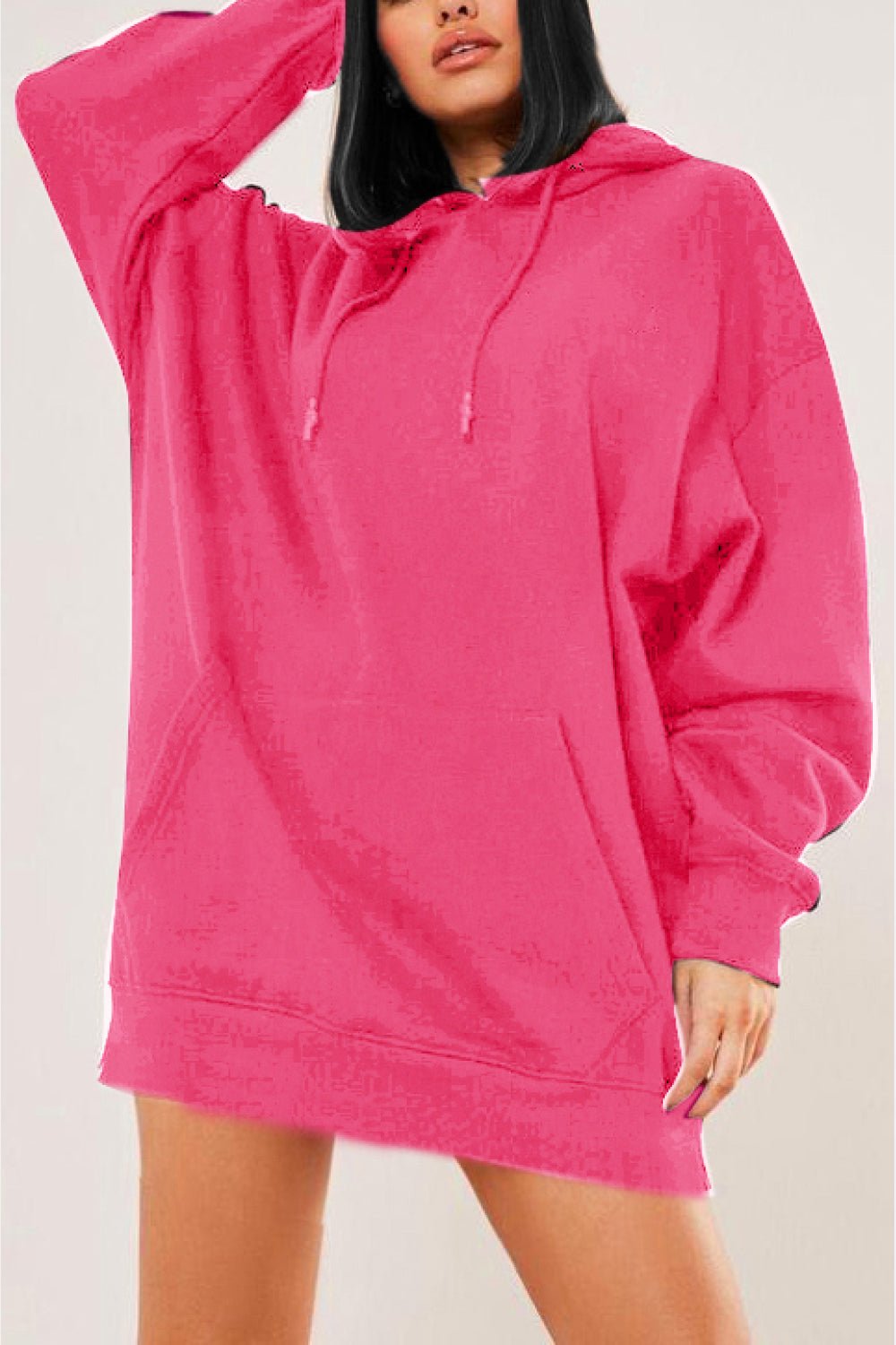 Simply Love Full Size TX 1882 Graphic Hoodie – Deep Rose Hoodies for Shopify Collective (3 view)