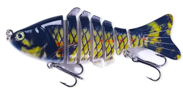 10cm Multi Section Fish Lure – Realistic Hard Bait for – Color(13 Colors) Fishing Gear by SbrTnHomes