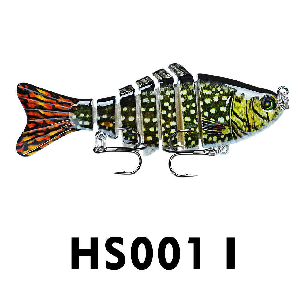 10cm Multi-Jointed Swimbait, 7-Section 15.5g Hard Bait (Dives 1.5–3m)