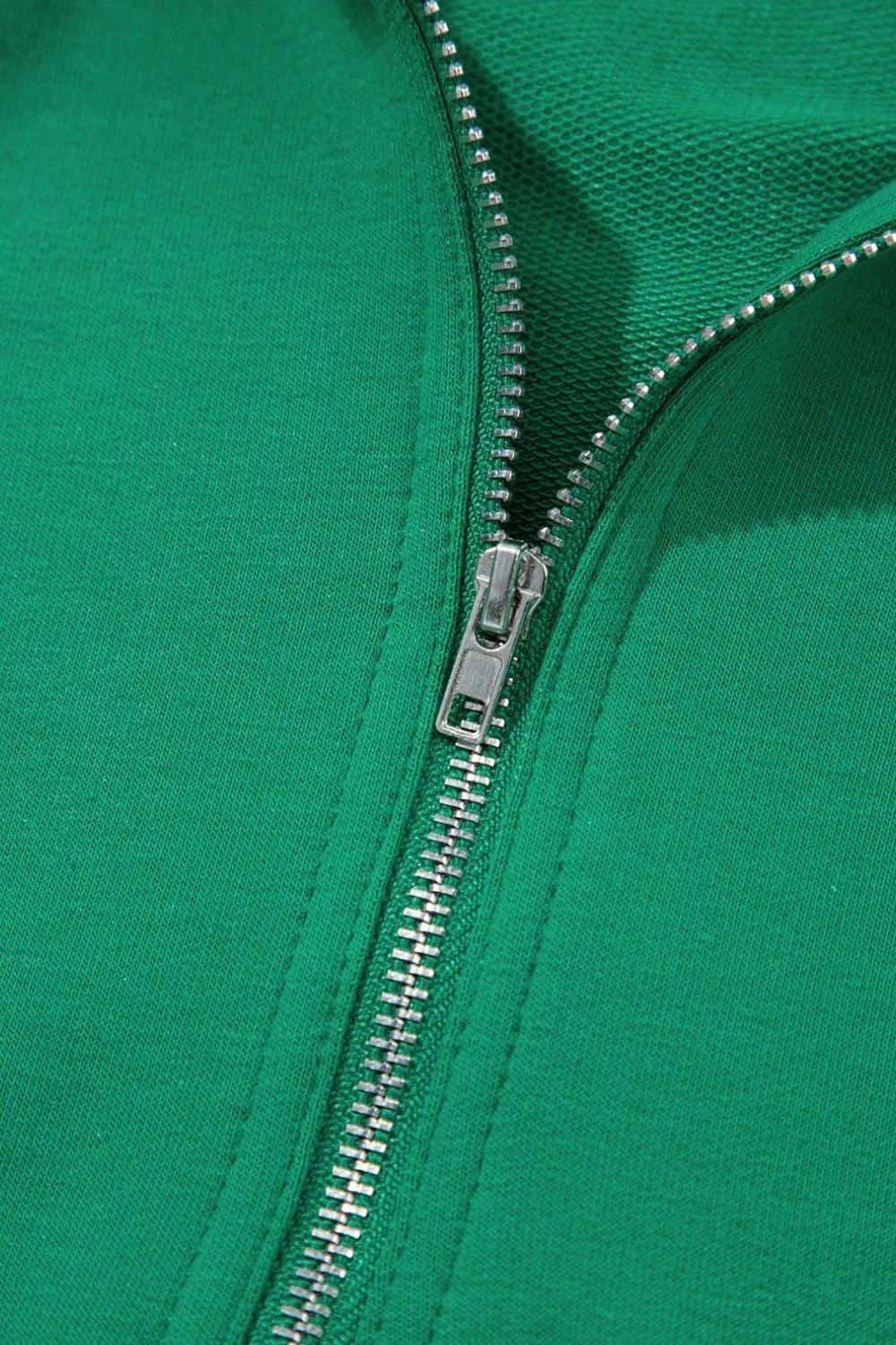 Frill Zip Front Puff Sleeve Top and Skort Set – Green for Shopify Collective (11 view)