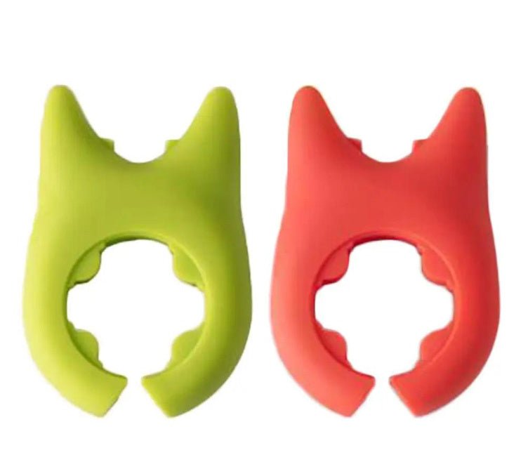 Silicone Spoon Holder – Anti Overflow Pot Clip & Utensil – Green and Red Kitchen tool by SbrTnHomes