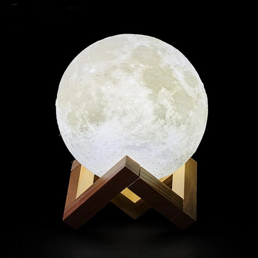 Rechargeable - Moon - Lamp | Shop Sbrtn Homes – 2 Colors lighting for decor (1 view)