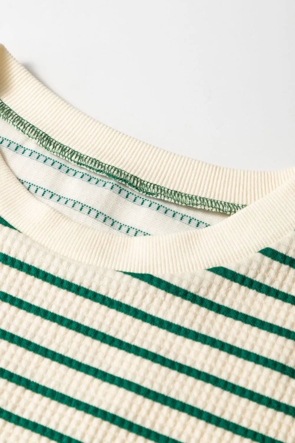Stripe Woven Sleeveless Mini Dress – Dark Green for Shopify Collective (9 view)