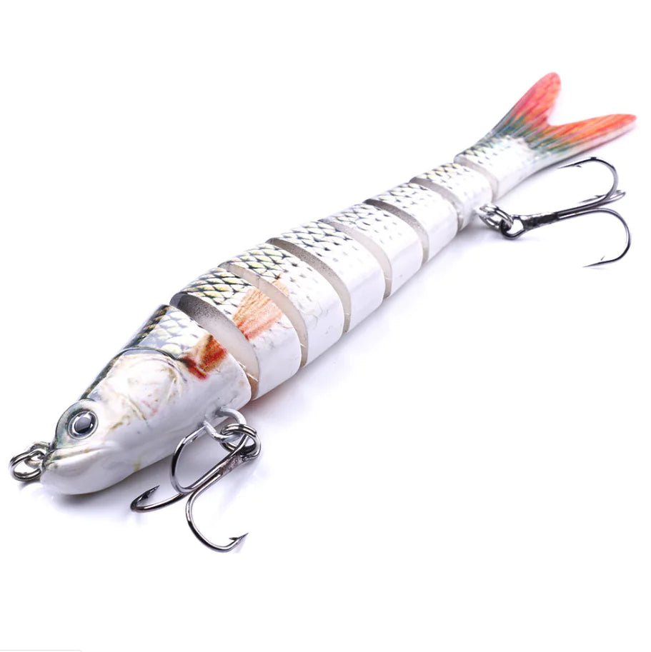 Multi Jointed Fishing Lure – Realistic Soft Bait for Bass & – JM035 3 3pcs Fishing Gear by SbrTnHomes