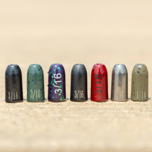 Reaction Tackle Tungsten Worm Weights / Bullet Shaped Sinkers - RM Outpost