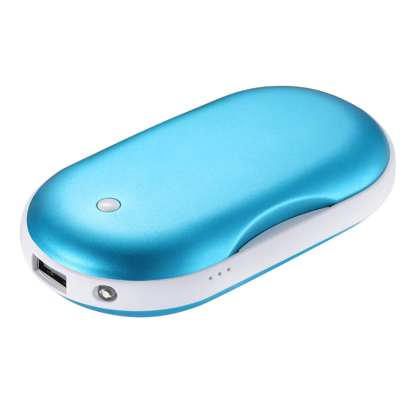 Rechargeable Mini Hand Warmer – 2 in 1 USB Power Bank & – Sky blue Miscellaneous by SbrTnHomes