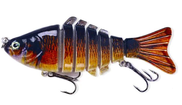 10cm Multi Section Fish Lure – Realistic Hard Bait for – Color(13 Colors) Fishing Gear by SbrTnHomes