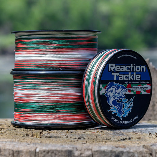 Reaction Tackle Braided Fishing Line - Mexico Camo - NEW - RM Outpost