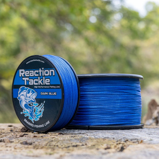 Reaction Tackle Braided Fishing Line - Dark Blue - RM Outpost