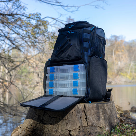 Reaction Tackle Fishing Tackle Backpack- Trays included - RM Outpost