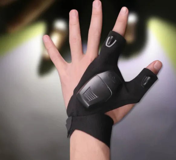 GlowFish LED Fishing Gloves – Hands Free Night Fishing Light – default Fishing Gear by SbrTnHomes