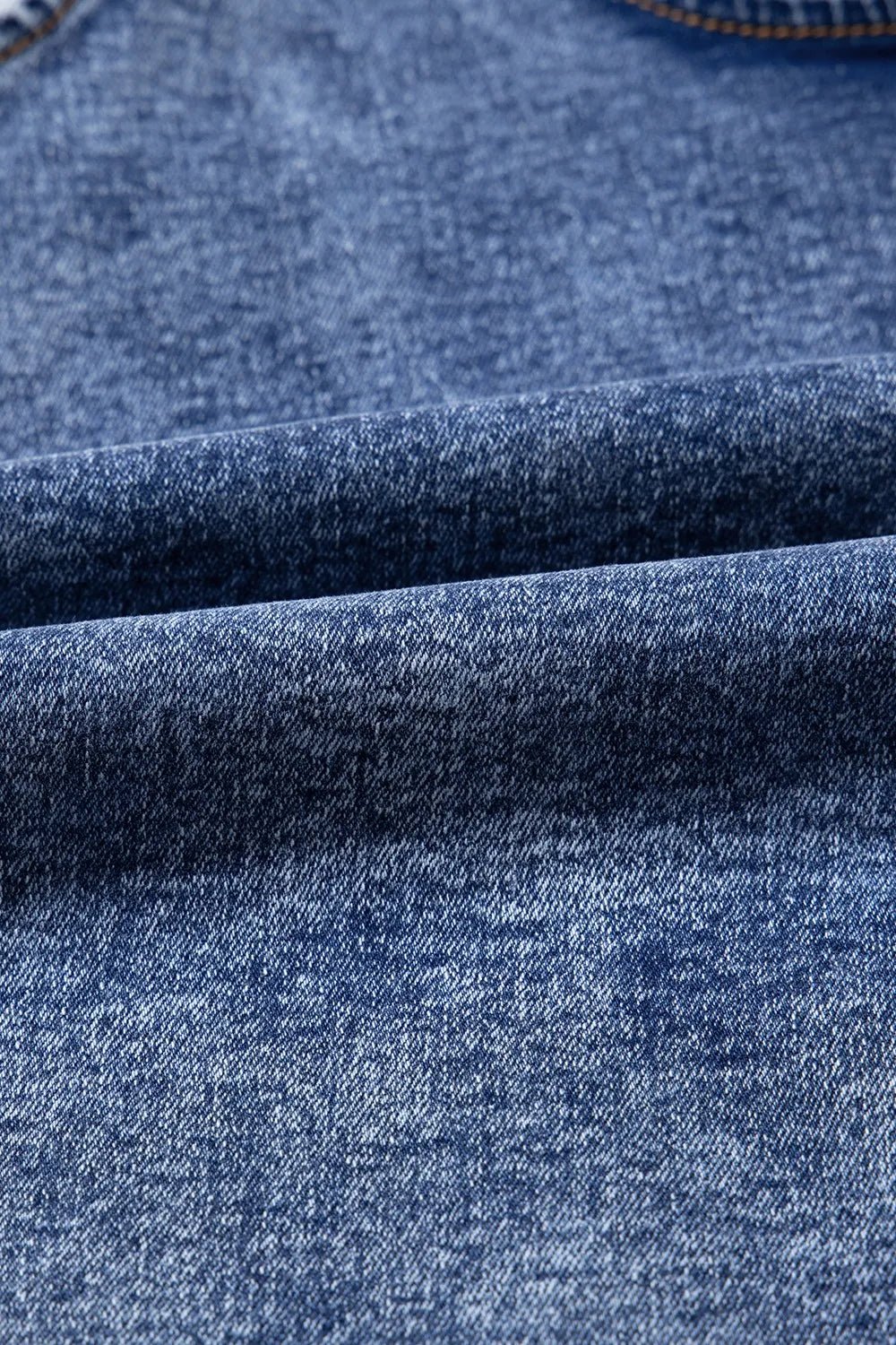 U Neck Patched Pocket Denim Overalls – Medium for Shopify Collective (10 view)