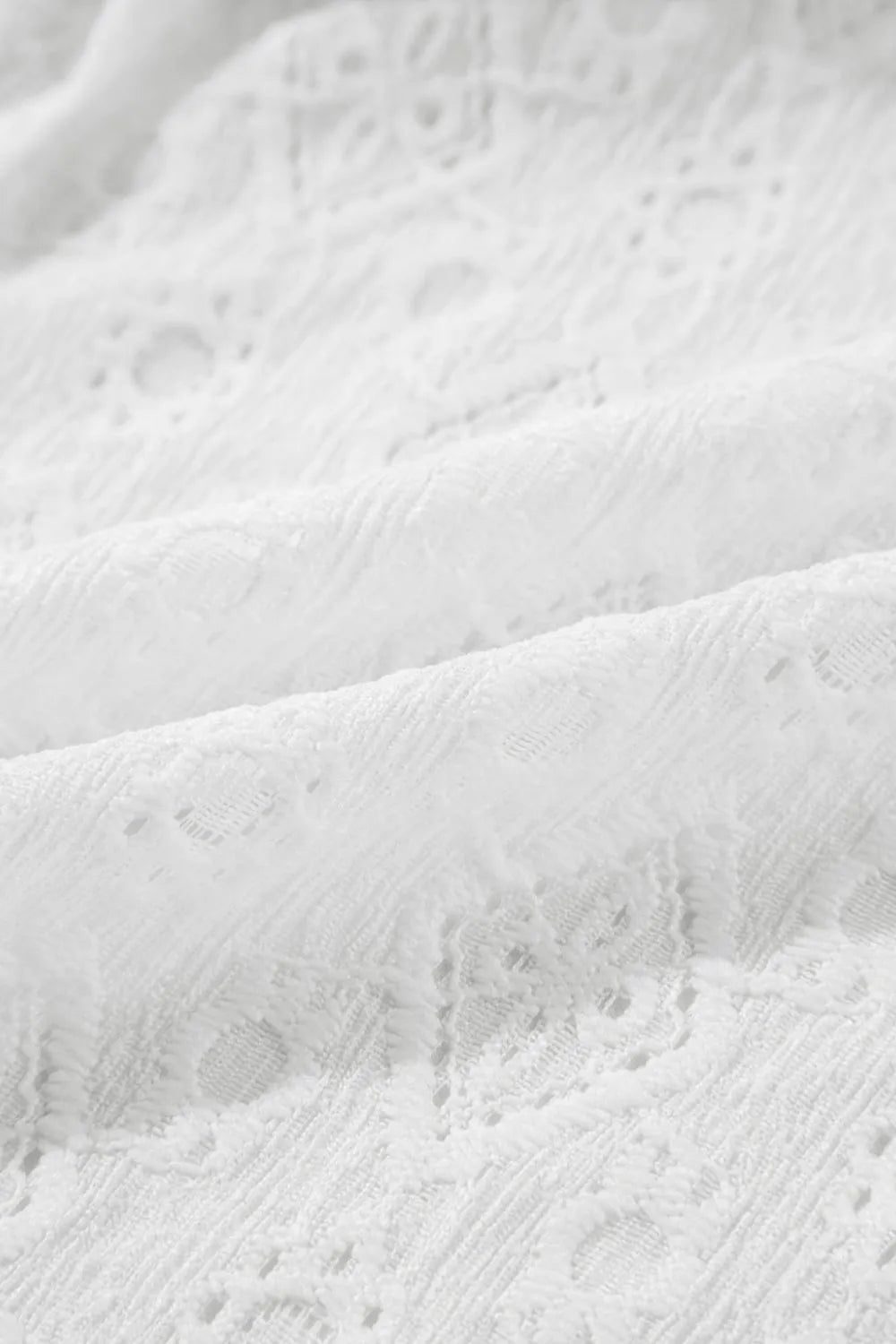 Lace Sleeveless Tied Waist Mini Dress – White for Shopify Collective (15 view)