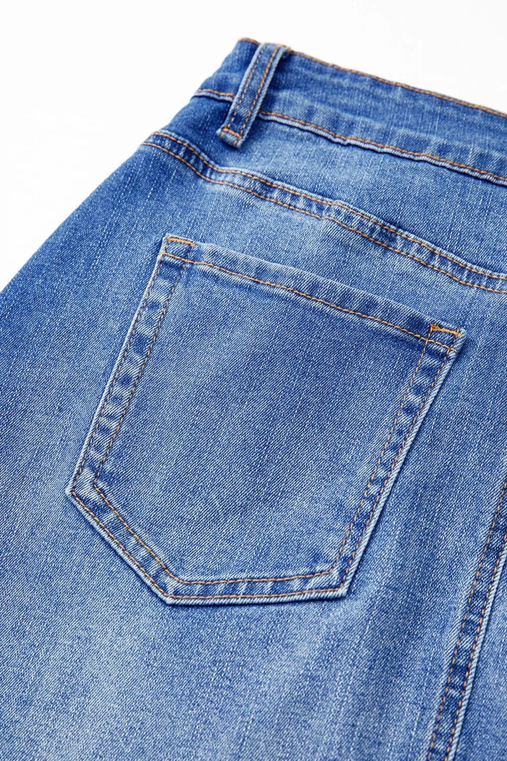Wrapped Crossed Waist Denim Mini Skirt – Medium for Shopify Collective (7 view)