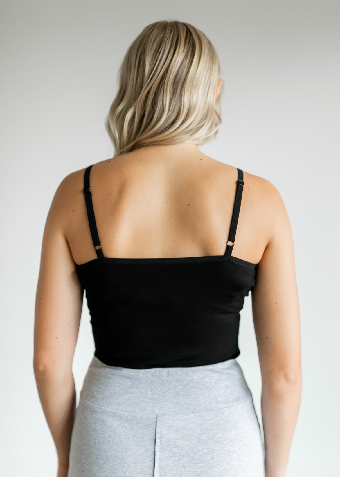 Adjustable Layering Cami – Black IC Tops for glowup (7 view)