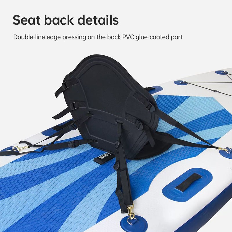 Adjustable Padded Kayak & SUP Seat with Backrest – EVA Foam, 600D Oxford | Canoes, Rafts & Fishing – Single - color Luxury Paddle Board Seat Accessories for adjustable seat (8 view)