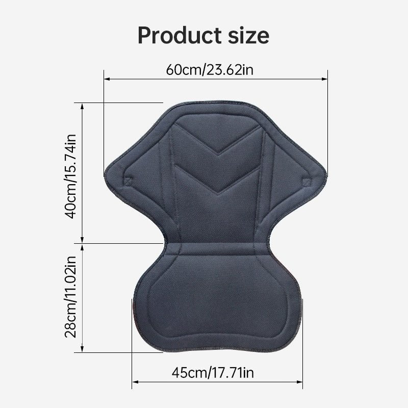 Adjustable Padded Kayak & SUP Seat with Backrest – EVA Foam, 600D Oxford | Canoes, Rafts & Fishing – Single - color Luxury Paddle Board Seat Accessories for adjustable seat (10 view)