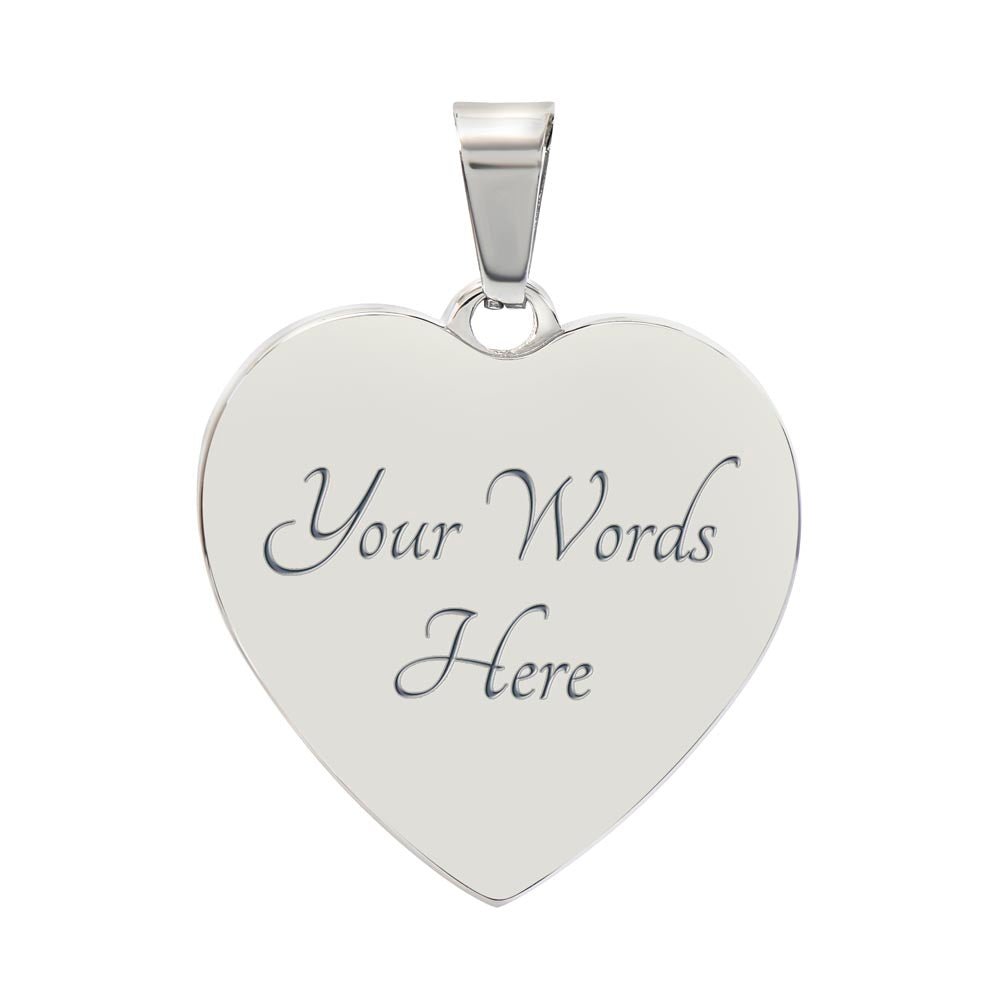 Skull & Dagger Heart Necklace – Fierce Love Symbol | Gothic – Luxury Necklace (Silver) Jewelry for A1013T (13 view)