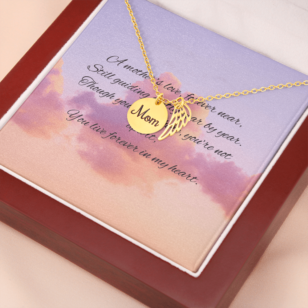Gone but not Forgotten I Mom – 18k Yellow Gold Finish Jewelry for E068T (16 view)