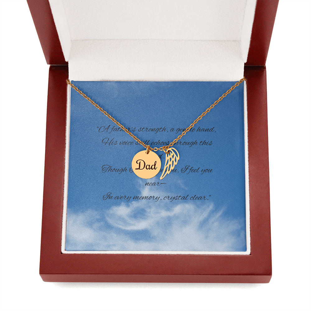 Gone but not Forgotten | Dad – 18k Yellow Gold Finish Jewelry for E067T (8 view)