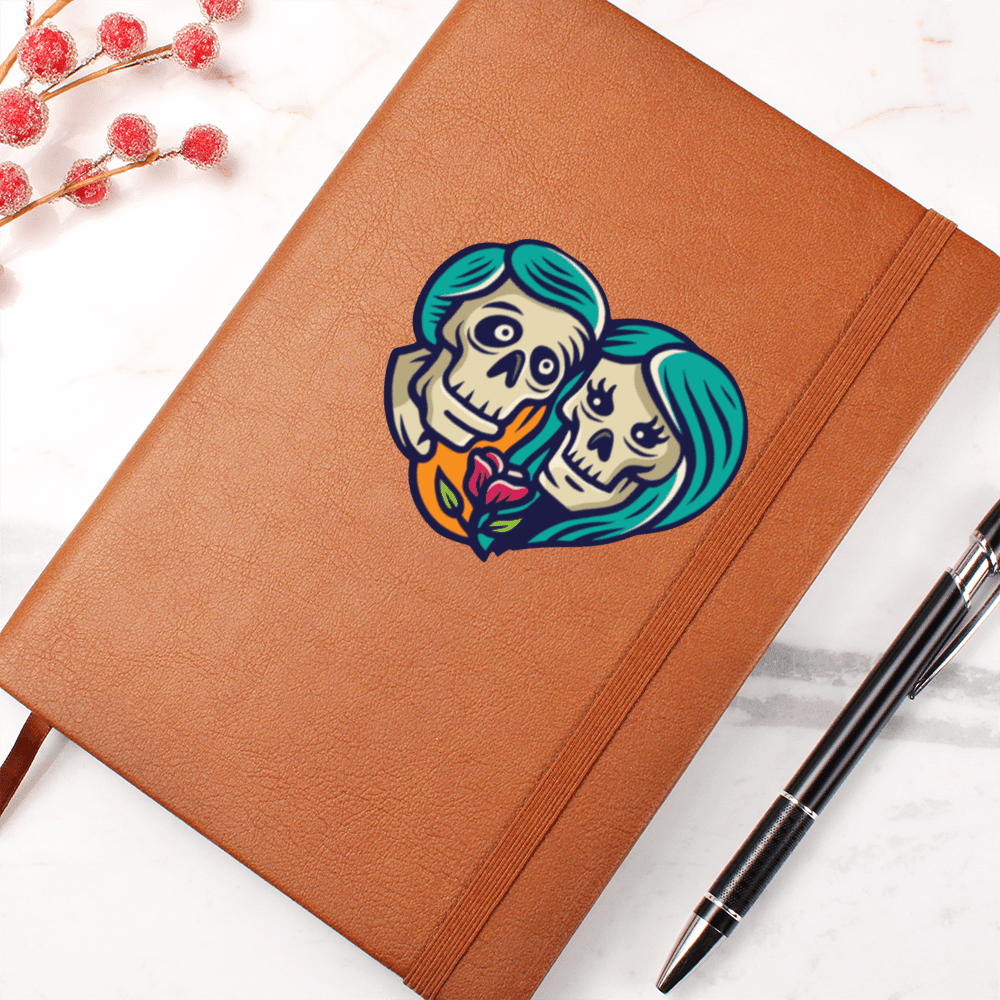 Sacred Heart Notebook Day of the Dead inspired couple | – Graphic Journal Miscellaneous by ShineOn Fulfillment