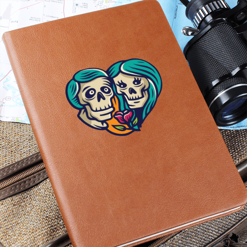 Sacred Heart Notebook Day of the Dead inspired couple | – Graphic Journal Miscellaneous by ShineOn Fulfillment