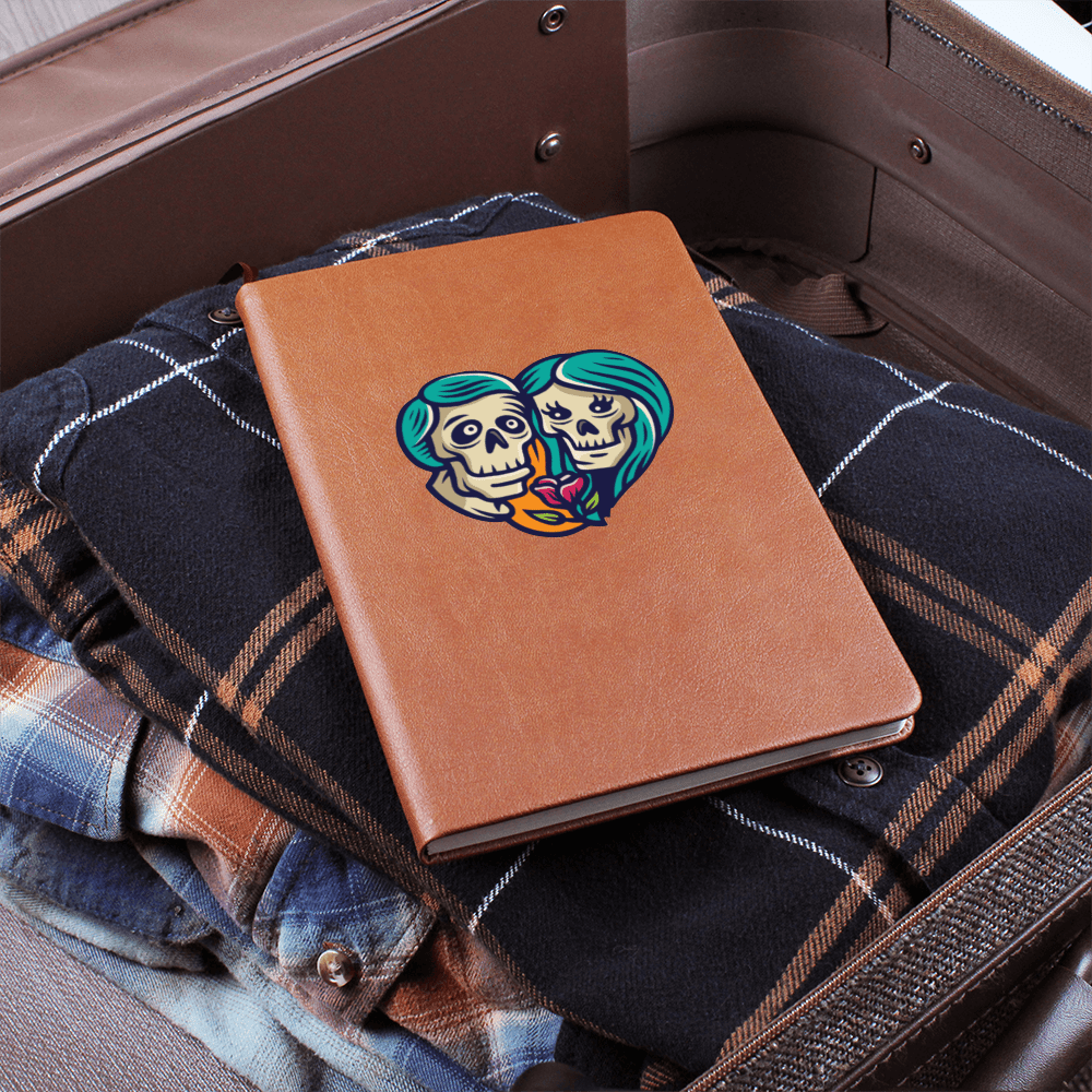 Sacred Heart Notebook Day of the Dead inspired couple | – Graphic Journal Miscellaneous by ShineOn Fulfillment