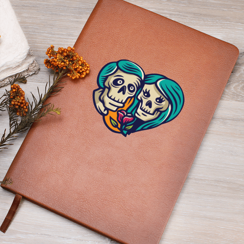Sacred Heart Notebook Day of the Dead inspired couple | – Graphic Journal Miscellaneous by ShineOn Fulfillment