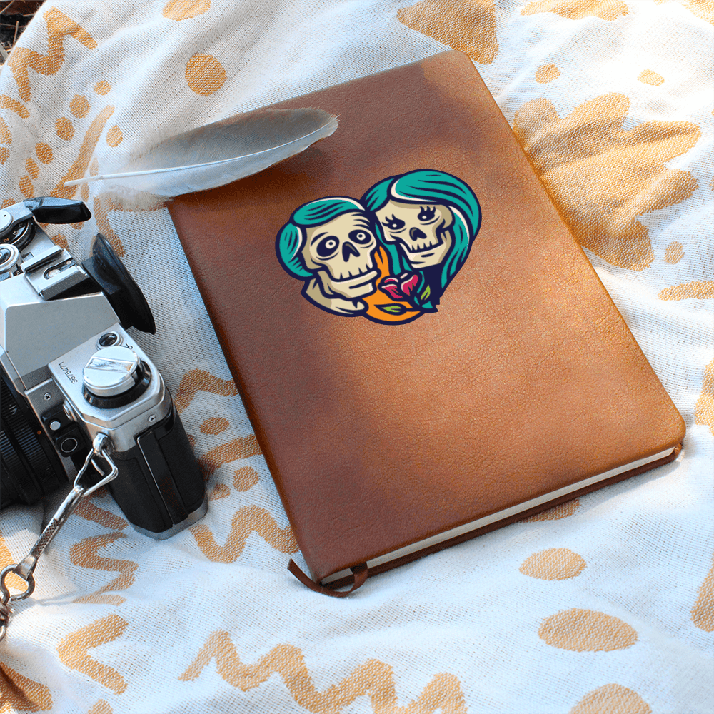 Sacred Heart Notebook Day of the Dead inspired couple | – Graphic Journal Miscellaneous by ShineOn Fulfillment