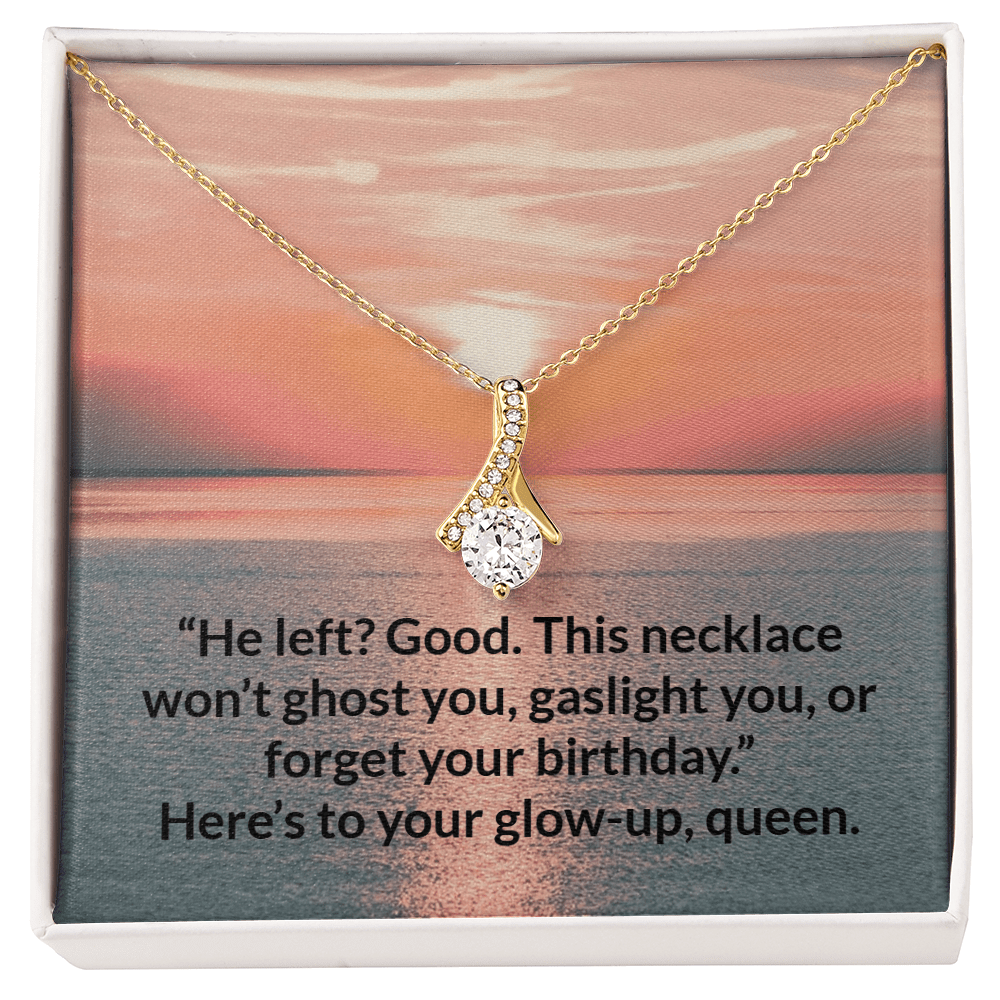 Glow - Up Mode: Activated – Alluring Beauty Necklace – 18K Yellow Gold Finish Jewelry for C30084TG (3 view)